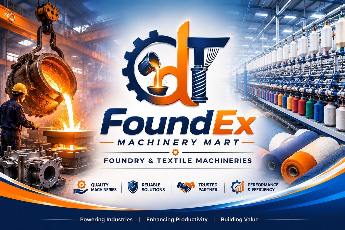 FoundEx Machinery Mart &mdash; foundry pouring line and textile spinning machinery